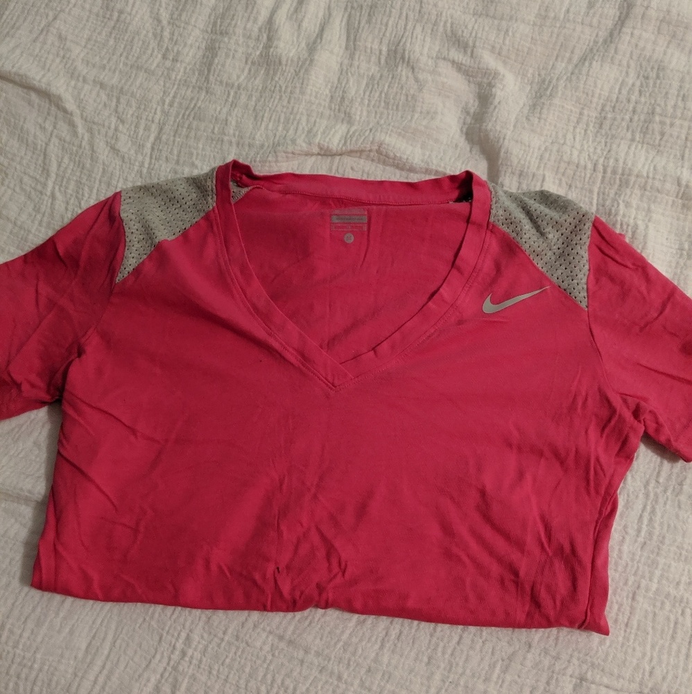Pink Nike shirt size m